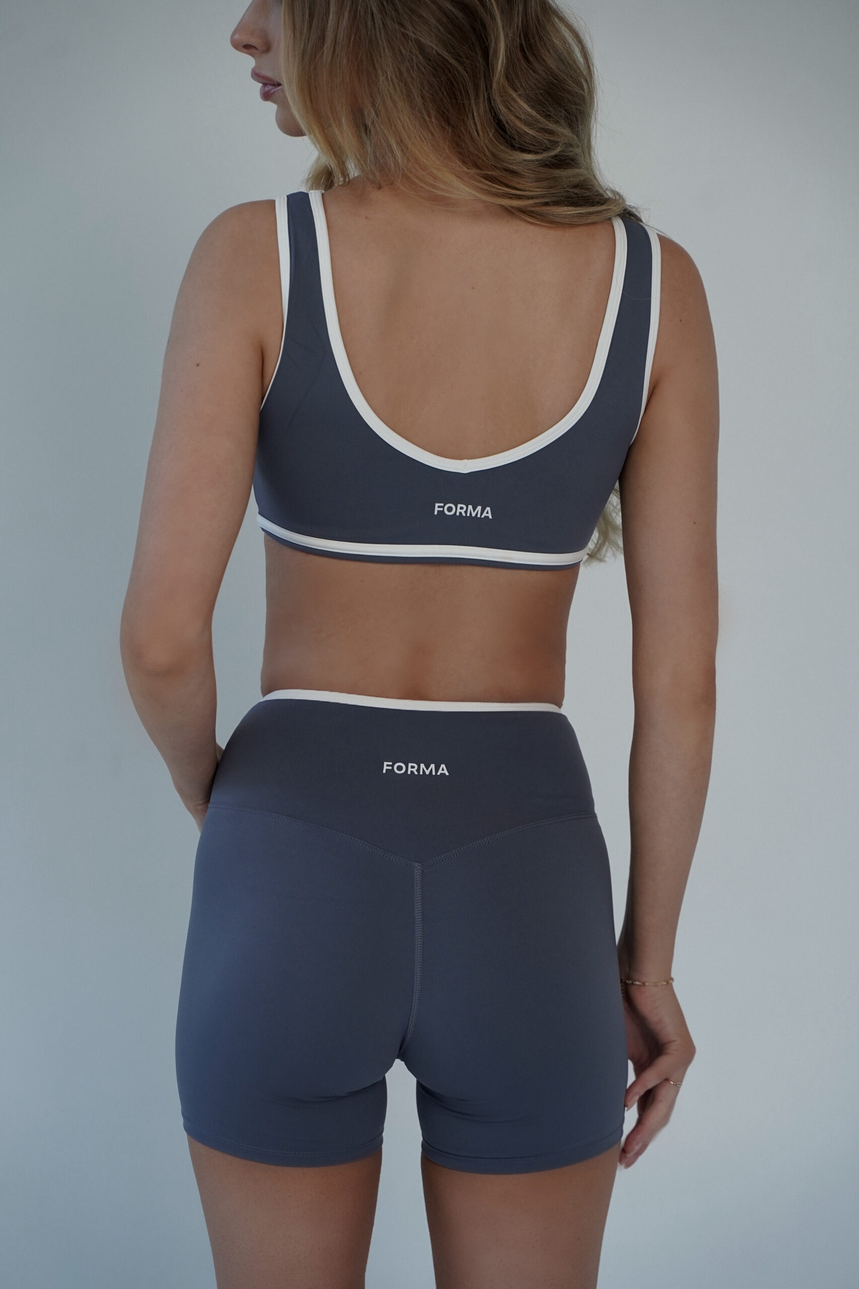 wrap shorts- ocean blue
