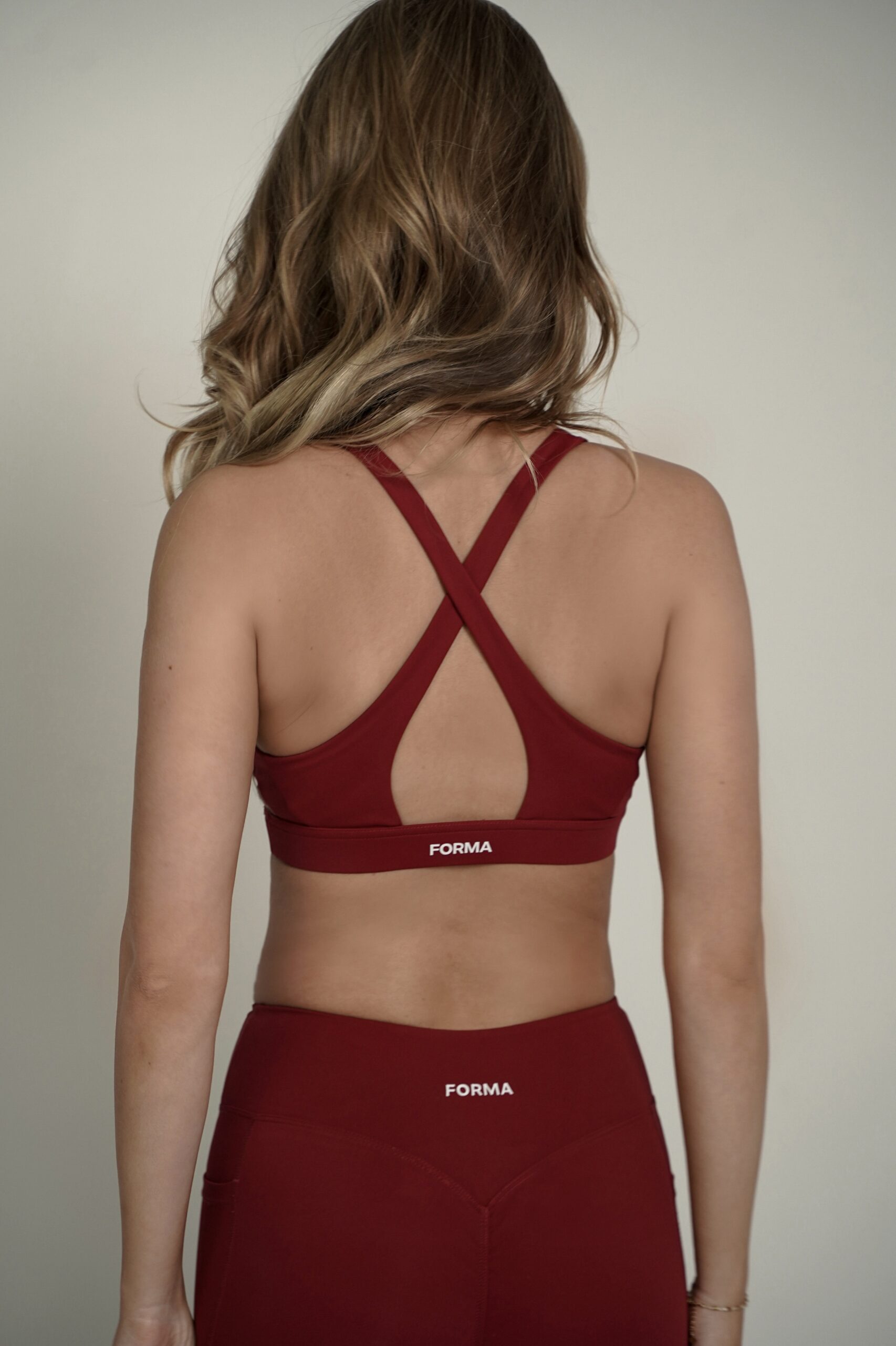 V Neck Bra – Classic Red